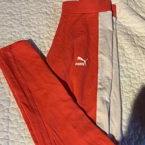 Pink puma leggings